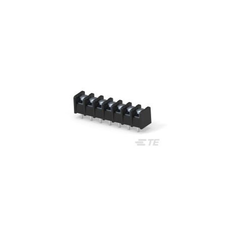 Te Connectivity Barrier Strip, 1 Row, 20 A, 300 V, 12 AWG, Pin Termination 1-1437667-4